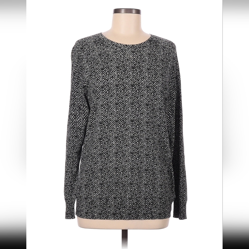 MICHAEL Michael Kors Black and White Sweater 60% cotton Size M - Picture 1 of 3